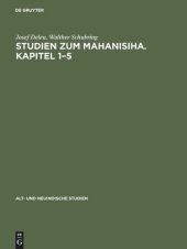 book Studien zum Mahanisiha. Kapitel 1–5