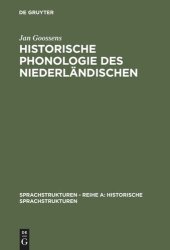 book Historische Phonologie des Niederländischen