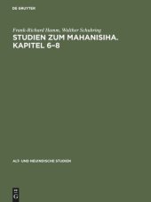 book Studien zum Mahanisiha. Kapitel 6–8