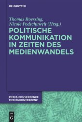 book Politische Kommunikation in Zeiten des Medienwandels