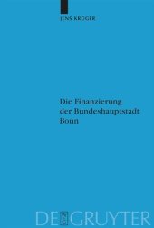 book Die Finanzierung der Bundeshauptstadt Bonn