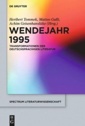 book Wendejahr 1995: Transformationen der deutschsprachigen Literatur