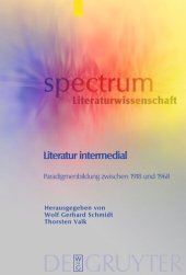 book Literatur intermedial: Paradigmenbildung zwischen 1918 und 1968