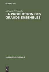 book La production des grands ensembles