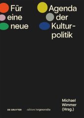 book Für eine neue Agenda der Kulturpolitik