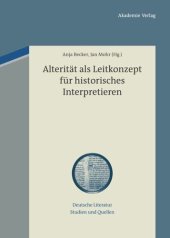 book Alterität als Leitkonzept für historisches Interpretieren