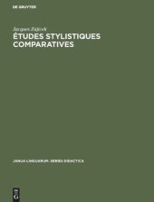 book Études stylistiques comparatives: Néerlandais-français