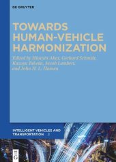 book Towards Human-Vehicle Harmonization