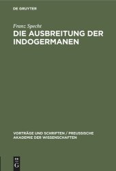 book Die Ausbreitung der Indogermanen