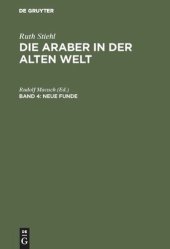 book Die Araber in der alten Welt: Band 4 Neue Funde