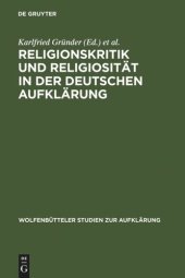 book Religionskritik und Religiosität in der deutschen Aufklärung