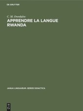 book Apprendre la langue Rwanda