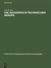 book Die akademisch-technischen Berufe