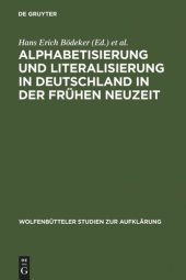 book Alphabetisierung und Literalisierung in Deutschland in der Frühen Neuzeit