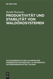 book Produktivität und Stabilität von Waldökosystemen