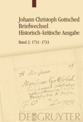 book Briefwechsel: Band 2 1731–1733