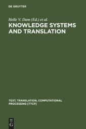 book Knowledge Systems and Translation