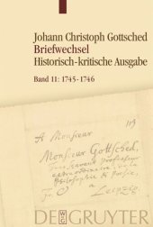 book Briefwechsel: Band 11 Oktober 1745 – September 1746