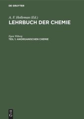 book Lehrbuch der Chemie: Teil 1 Anorganischen Chemie