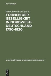 book Formen der Geselligkeit in Nordwestdeutschland 1750-1820