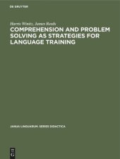 book Comprehension and problem solving as strategies for language training