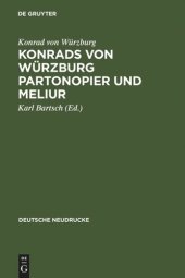 book Konrads von Würzburg Partonopier und Meliur