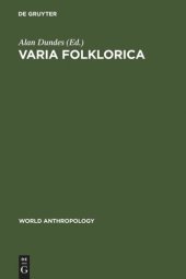 book Varia Folklorica