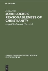 book John Locke’s Reasonableness of christianity: 1695