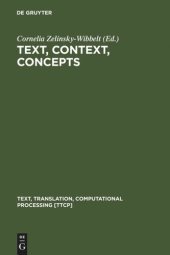 book Text, Context, Concepts