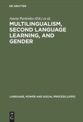 book Multilingualism, Second Language Learning, and Gender