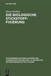 book Die biologische Stickstoff-Fixierung