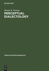 book Perceptual Dialectology: Nonlinguists' Views of Areal Linguistics