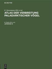 book Atlas der Verbreitung palaearktischer Vögel: Lieferung 15