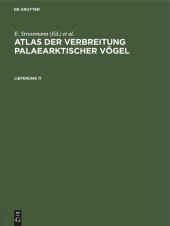 book Atlas der Verbreitung palaearktischer Vögel: Lieferung 11