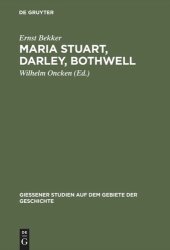 book Maria Stuart, Darley, Bothwell