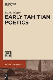 book Early Tahitian Poetics