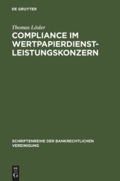 book Compliance im Wertpapierdienstleistungskonzern