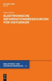 book Elektronische Informationsressourcen für Historiker