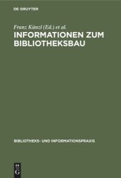 book Informationen zum Bibliotheksbau