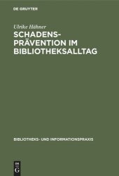 book Schadensprävention im Bibliotheksalltag