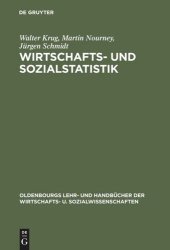 book Wirtschafts- und Sozialstatistik: Gewinnung von Daten