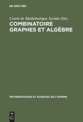 book Combinatoire graphes et algèbre