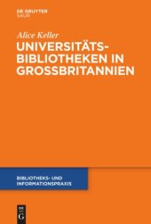 book Universitätsbibliotheken in Großbritannien