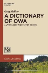 book A Dictionary of Owa: A Language of the Solomon Islands