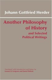 book Another Philosophy of History and Selected Political Writings