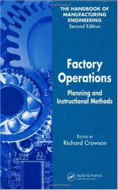 book Factory Operations: Planning and Instructional Methods 