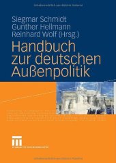 book Handbuch zur deutschen Außenpolitik