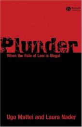 book Plunder: When the Rule of Law is Illegal