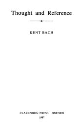 book Thought and Reference