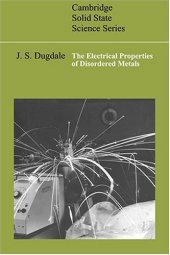 book The Electrical Properties of Disordered Metals 